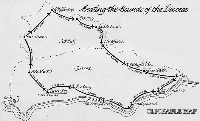 Click on the map to see details of each day, or use the hyperlinks below.