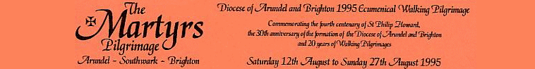 The Martyrs Pilgrimage 1995