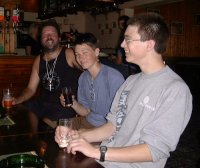 A few early drinks